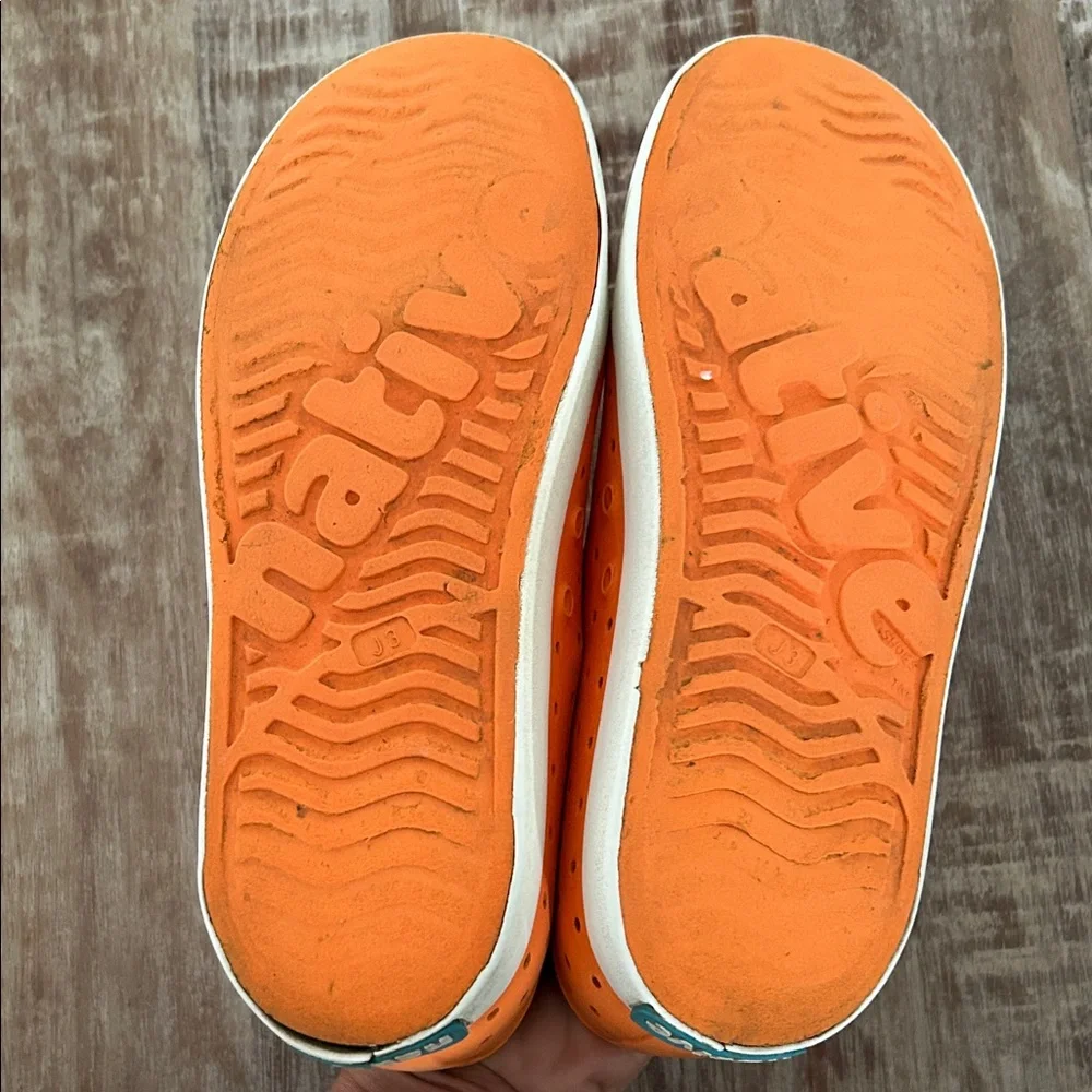 Native Bright Orange Perforated Slip-Ons - Picture 4 of 6